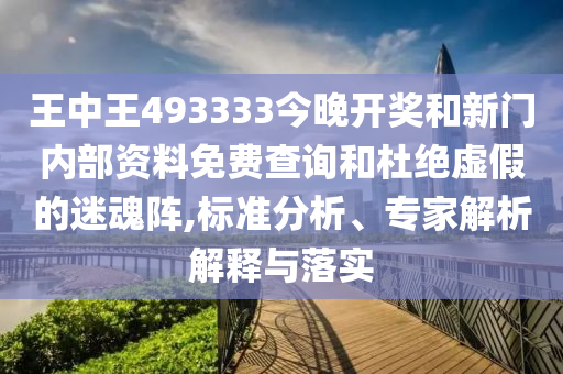 王中王493333今晚開獎和新門內部資料免費查詢和杜絕虛假的迷魂陣,標準分析、專家解析解釋與落實
